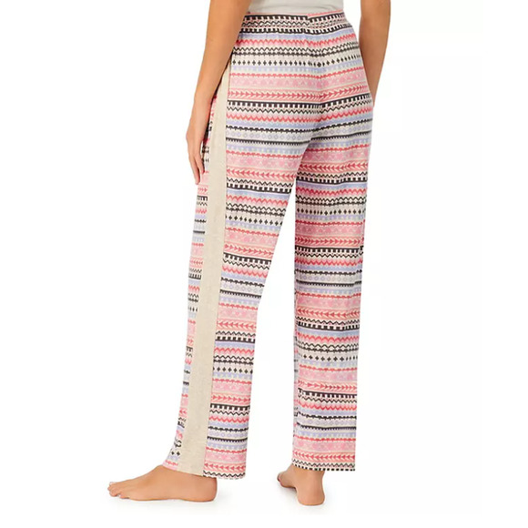 2 Pack Cuddl Duds Lounge Sleep Pants Pink Fair Isle Hearts Aztec Sweater Knit L - Picture 6 of 16